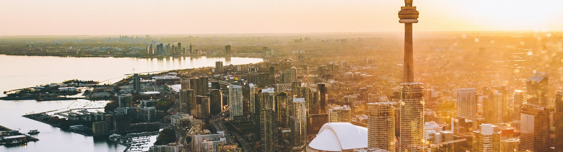 Majestic Canadian landscape showcasing natural beauty and modern cities